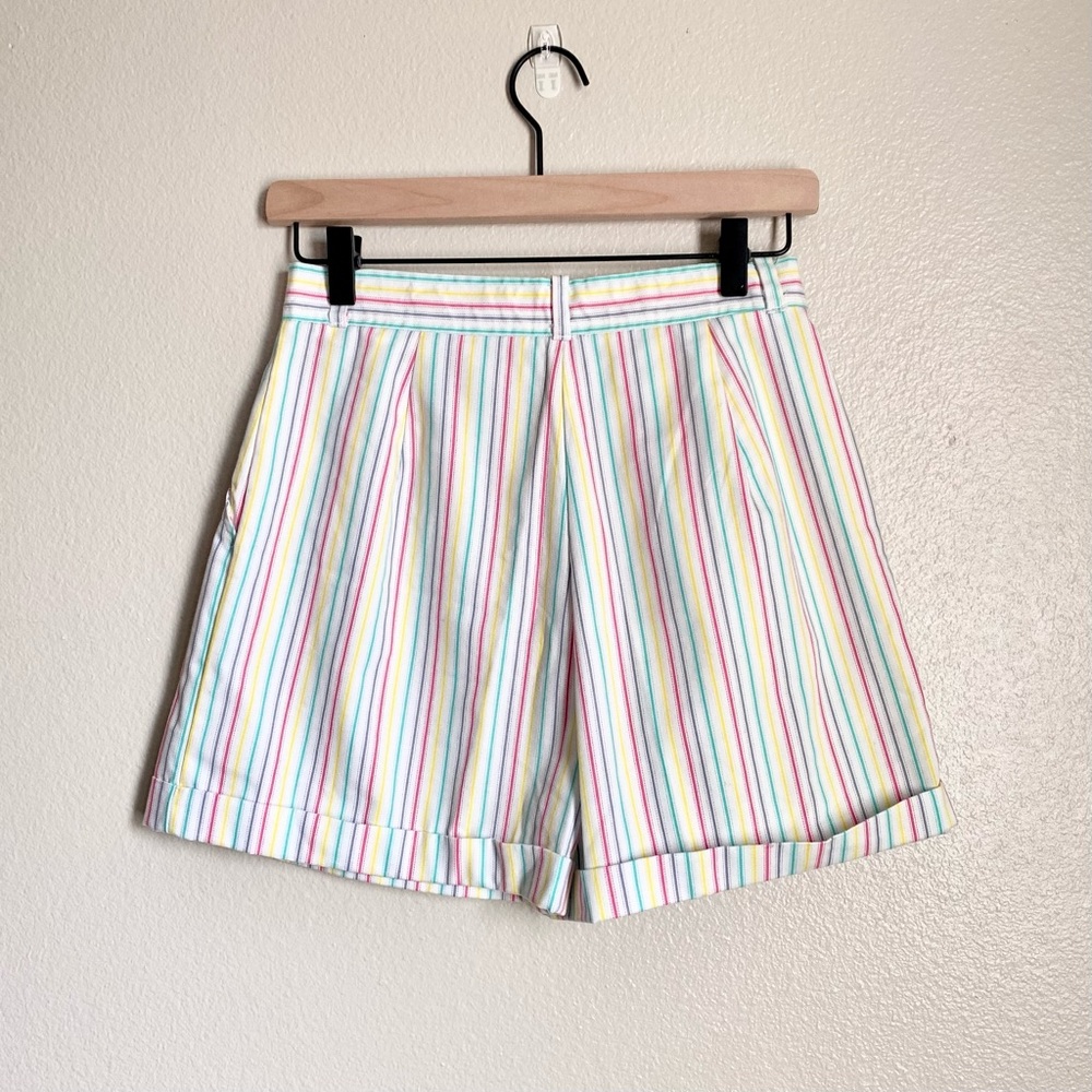 Vintage Multicolored Stripe Shorts - Picture 3 of 5